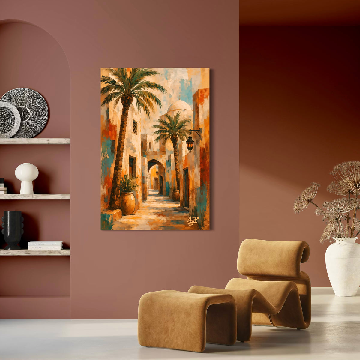 Whispers Of Old Madinah Canvas Print
