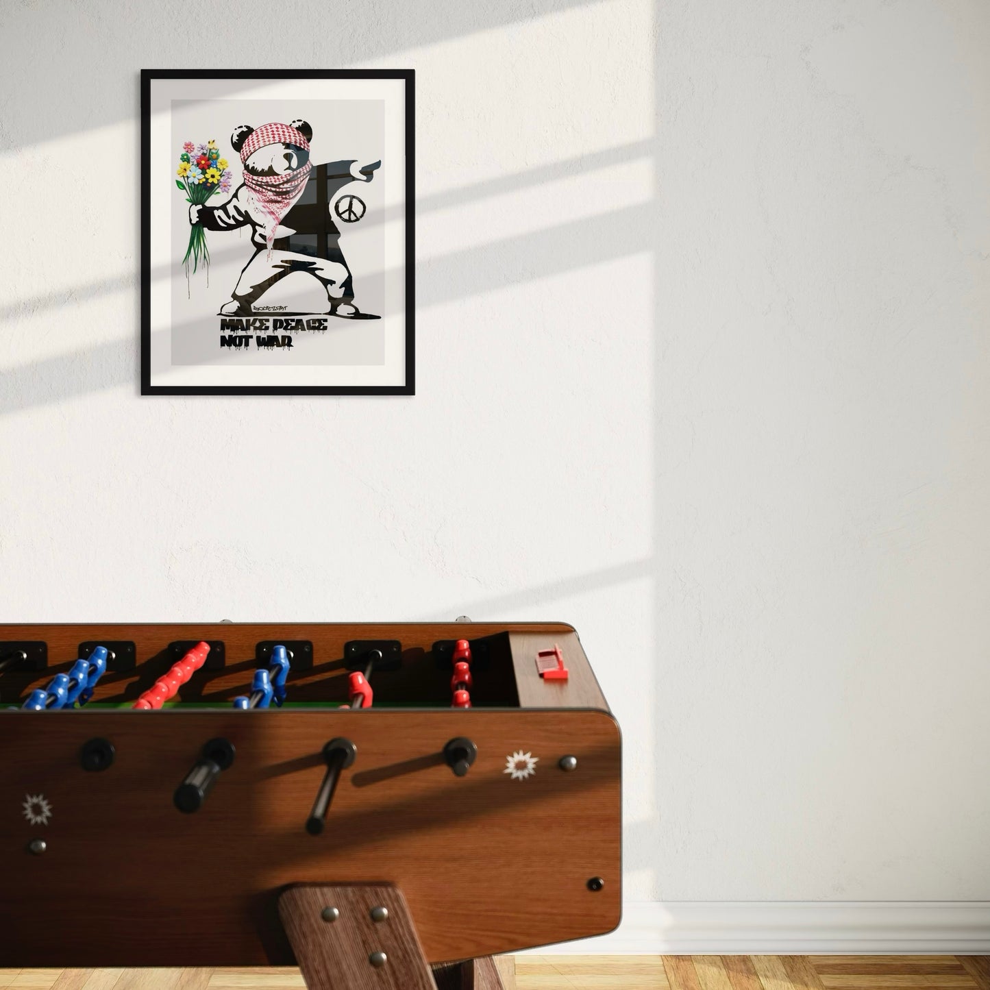 Make Peace | Not War - Palestine Graffiti Poster Print