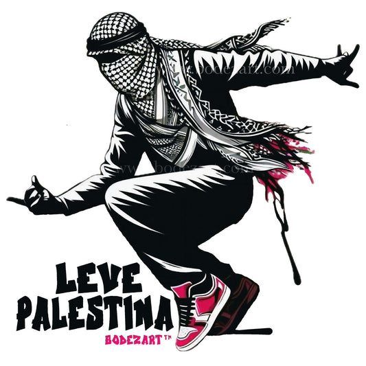 Dabke Dance -  Palestine Graffiti Framed Art Print