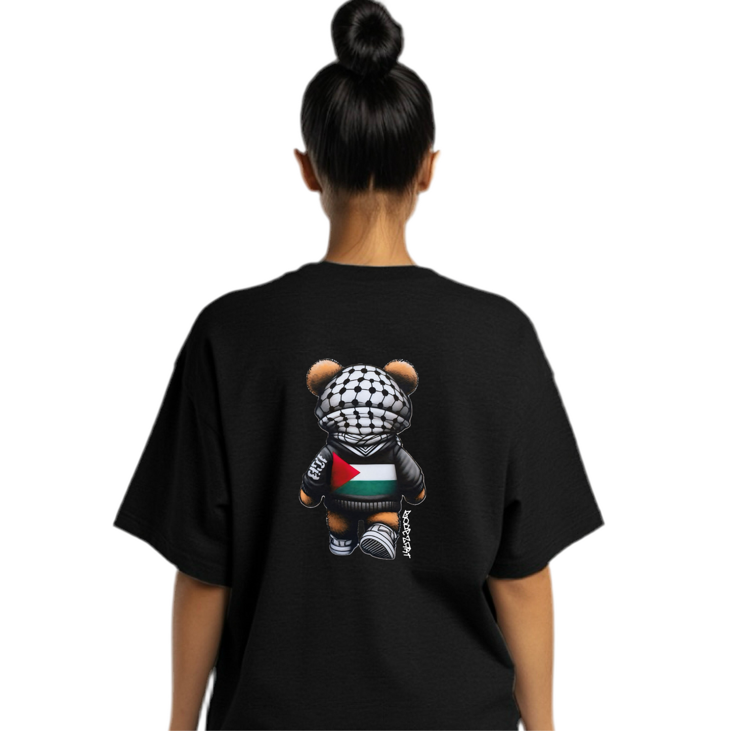 Bear In Solidarity | Palestine Graffiti T-Shirt