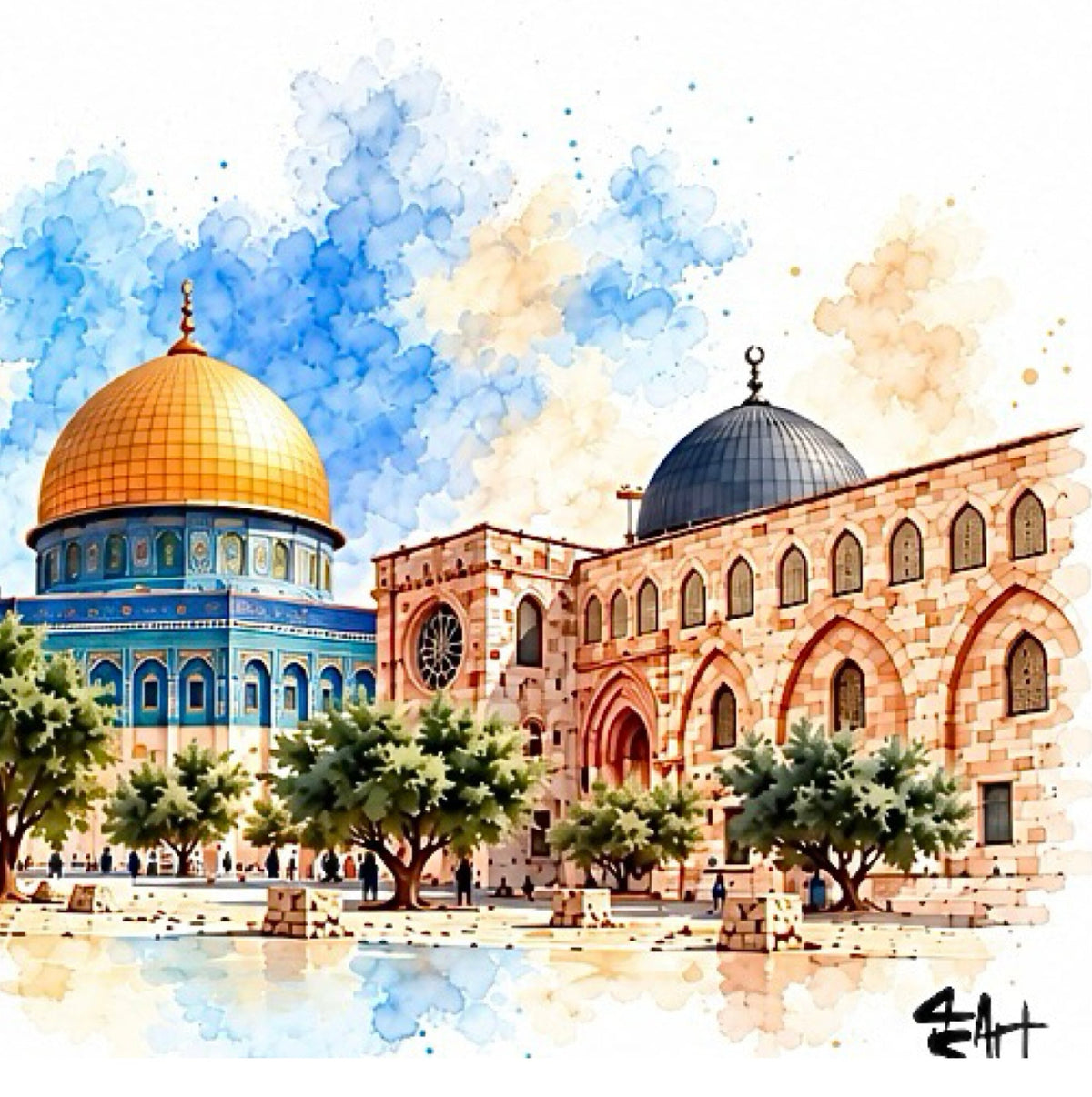 Sacred Horizons | Islamic Glass Wall Art