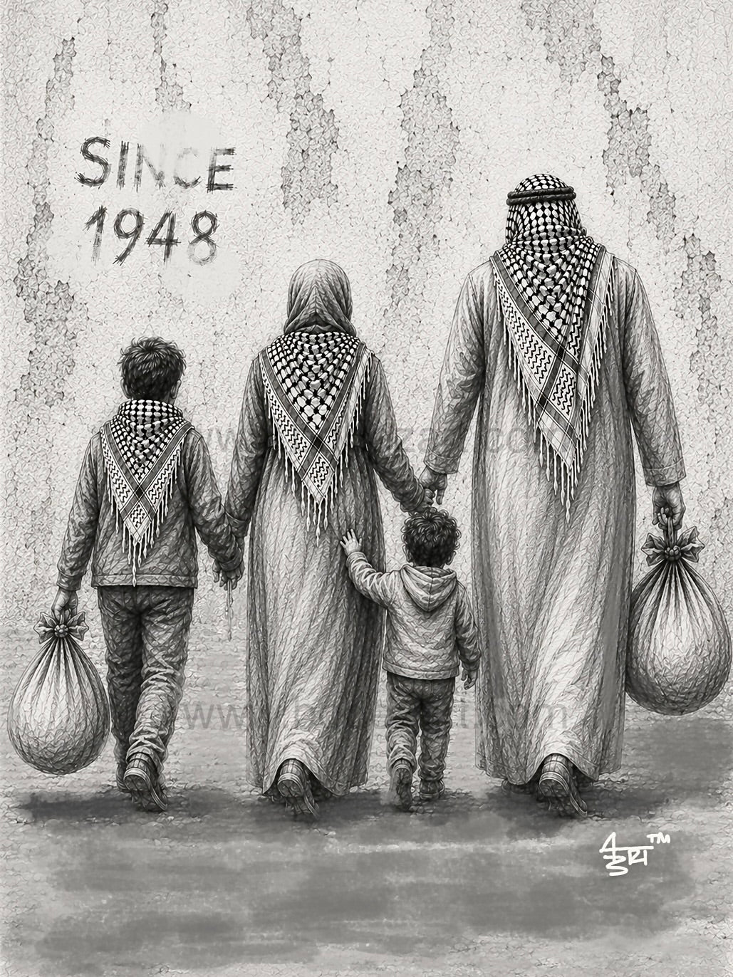 Since 1948 - Pencil Sketch | Art Print