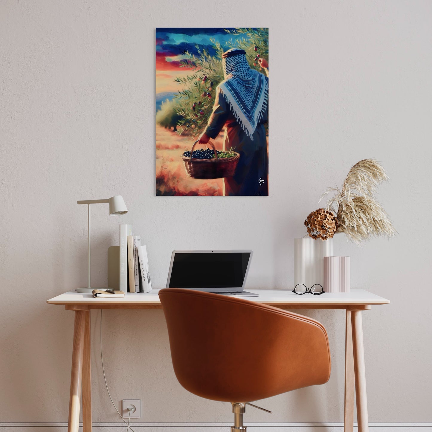 The Olive Farmer - Palestine Poster Print
