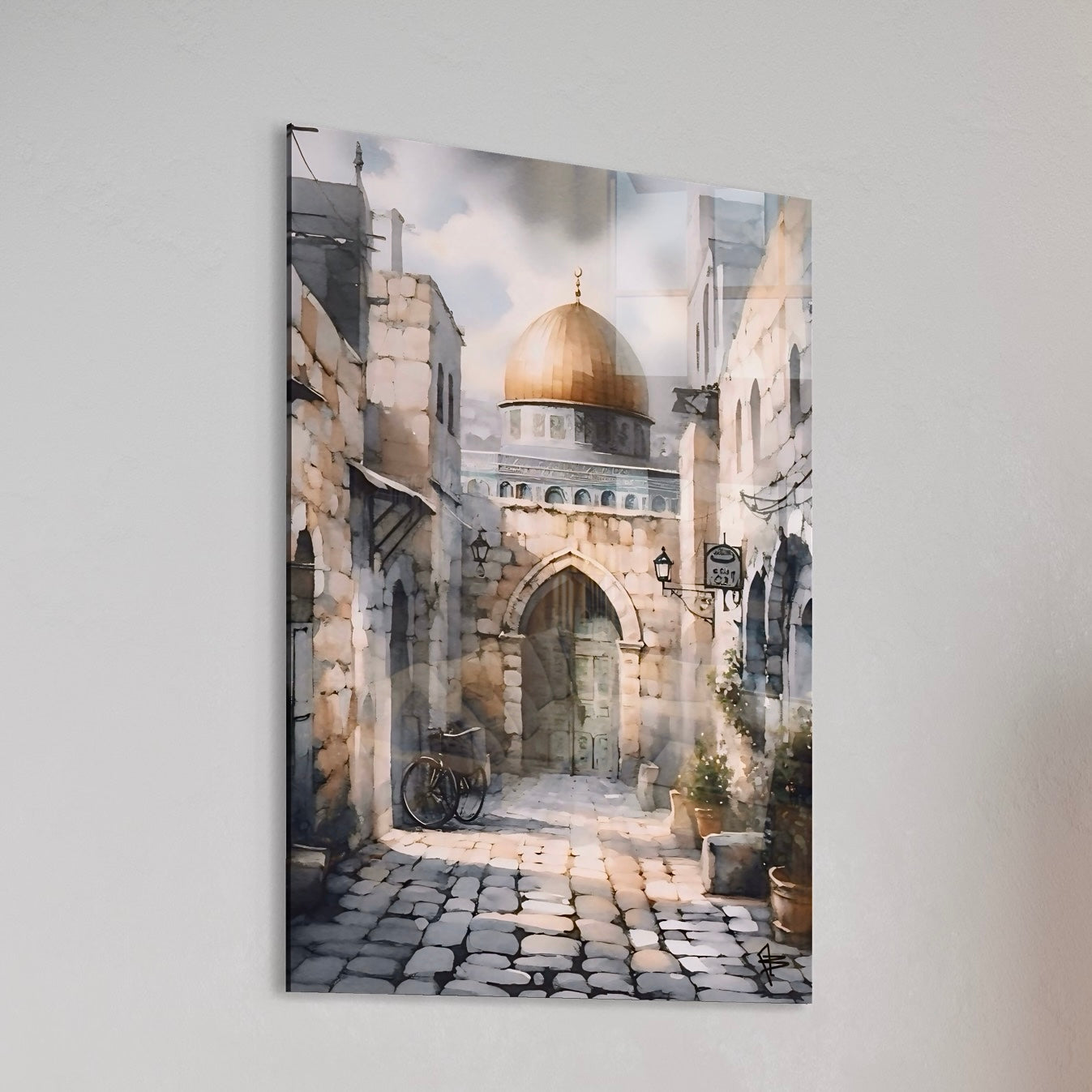 Al Quds | Watercolour - Palestine Wall Art