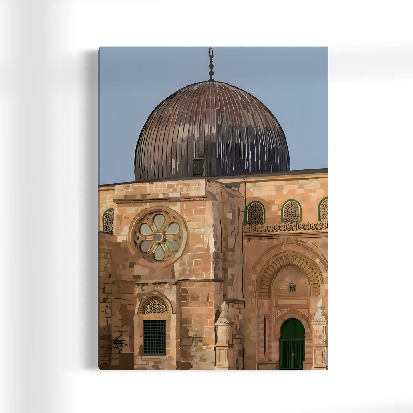 Al Aqsa | Qibli Mosque - Palestine Wall Art Canvas Print