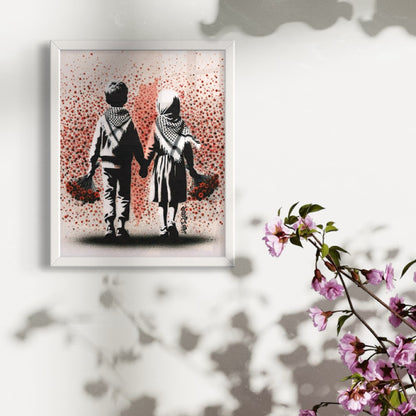 Forever In Our Hearts | Palestine Framed Art Print