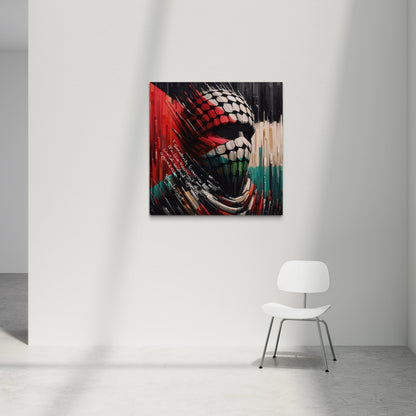 Solidarity | Palestine Abstract Canvas Art