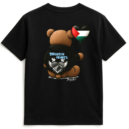 Broken Hearts Bear | Palestine T-Shirt