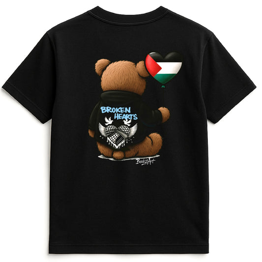 Broken Hearts Bear | Palestine T-Shirt