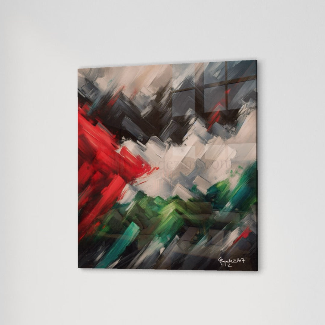 Palestine Brush Abstract | 1:2