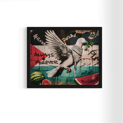 Always & Forever - Graffiti Wall Art | Framed Art Print