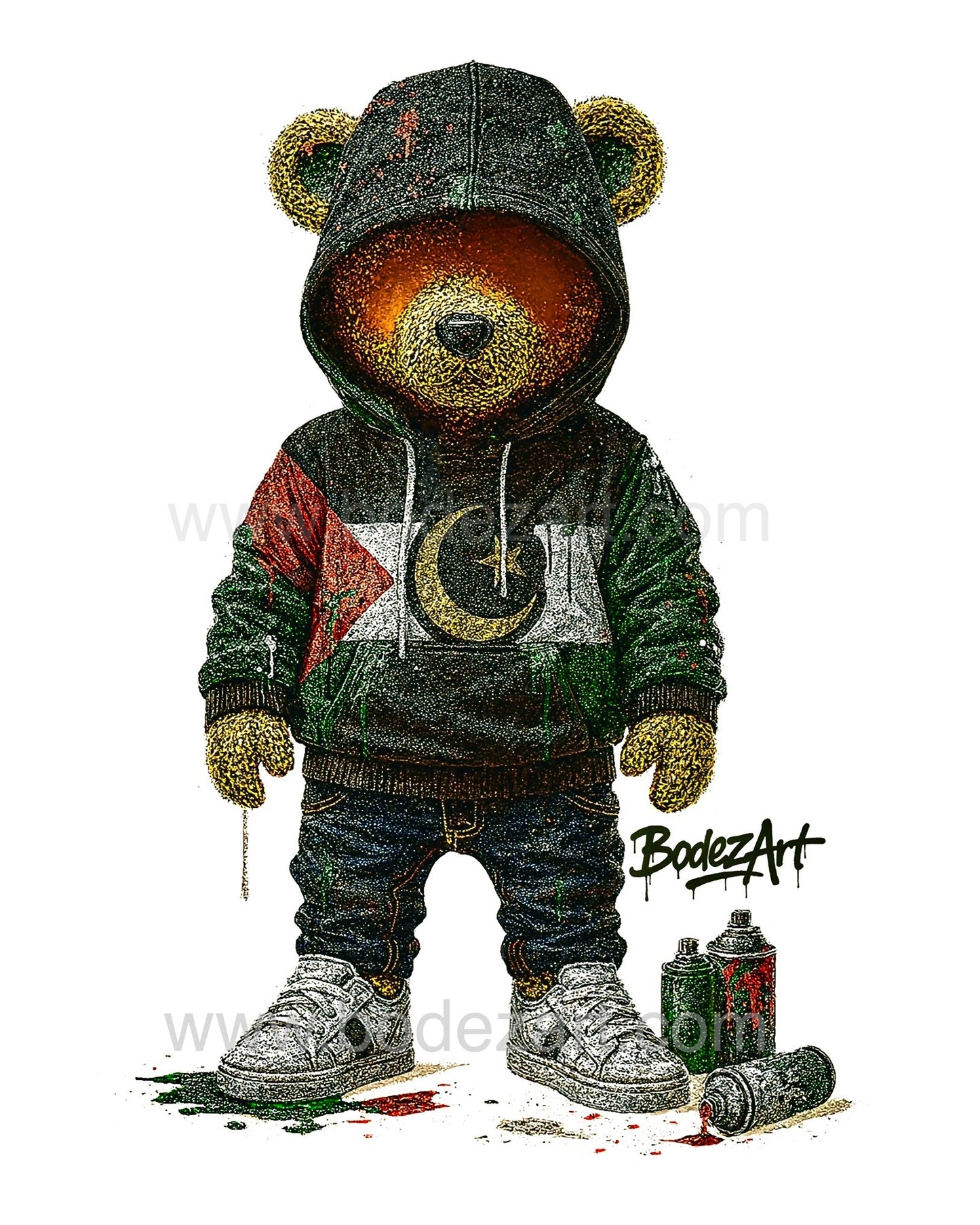 Bear Of Resistance 2 | Poster Print.