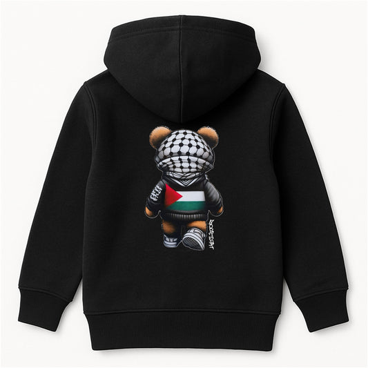 Bear In Solidarity | Palestine Kids Hoodie
