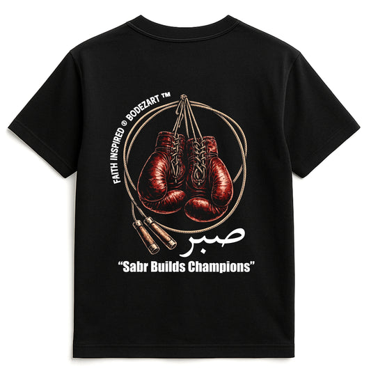 Sabr Builds Champions T-Shirt.