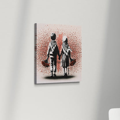 Forever In Our Hearts  | Palestine Canvas Art