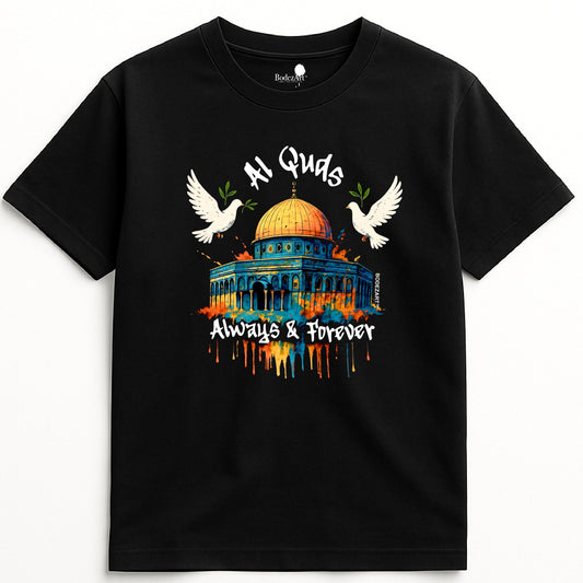 Al Quds - Always & Forever | Palestine Short Sleeve T-Shirt
