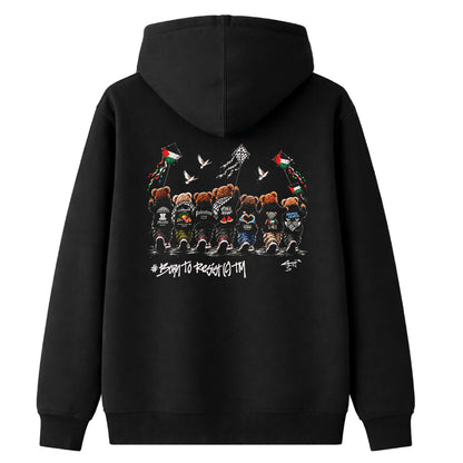 Born To Resist | Palestine Zipped Hoodie