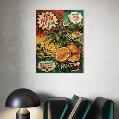 2/3 From Yaffa With Love | Pop Art Glass Wall Art