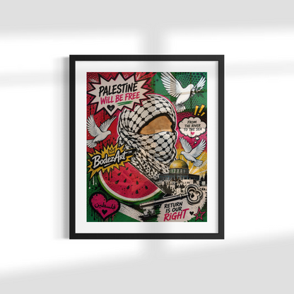 1/3 Right Of Return | Palestine Pop Art Poster Print