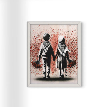 Forever In Our Hearts | Palestine Framed Art Print