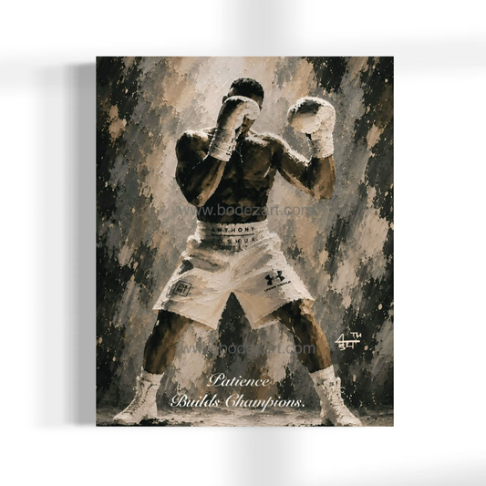 Sabr | Patience Builds Champions Canvas Print