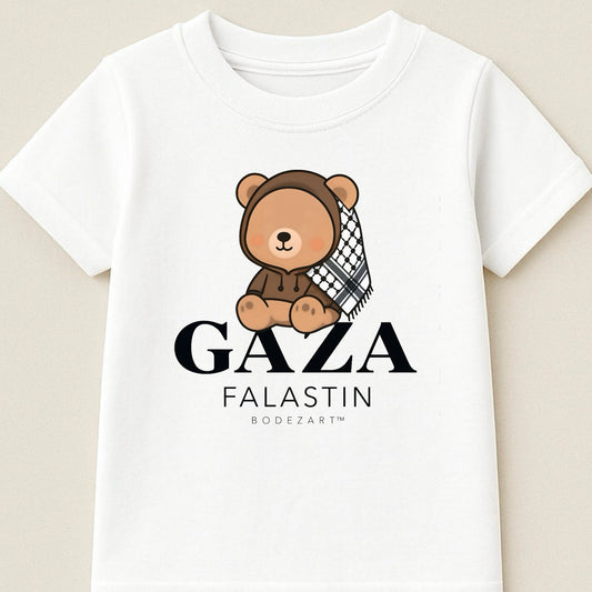 Gaza Bear | Palestine Kids T.Shirt