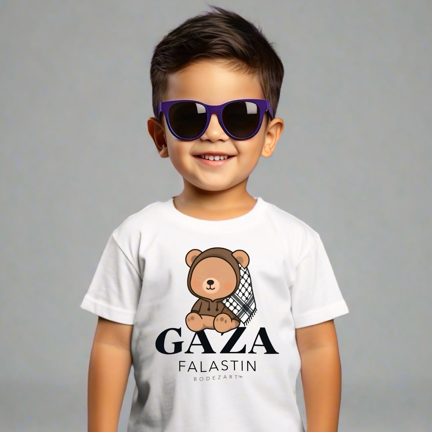 Gaza Bear | Palestine Kids T.Shirt