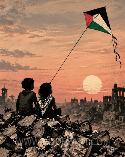 Still We Rise | 8x10  Palestine Solidarity Art Print