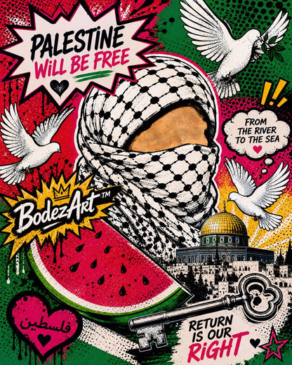 1/3 Right Of Return | Palestine Pop Art Poster Print