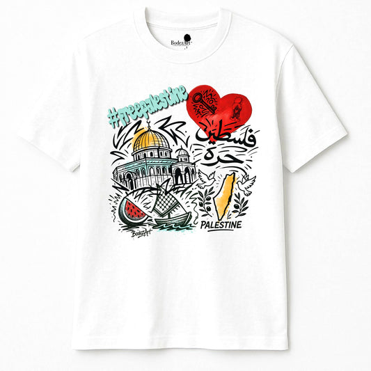 Heart Of Palestine Graphic T-Shirt