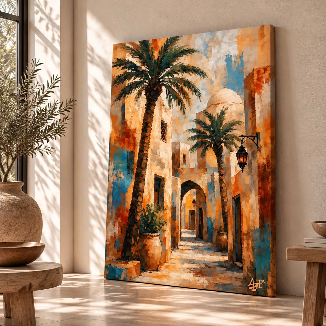 Whispers Of Old Madinah Canvas Print