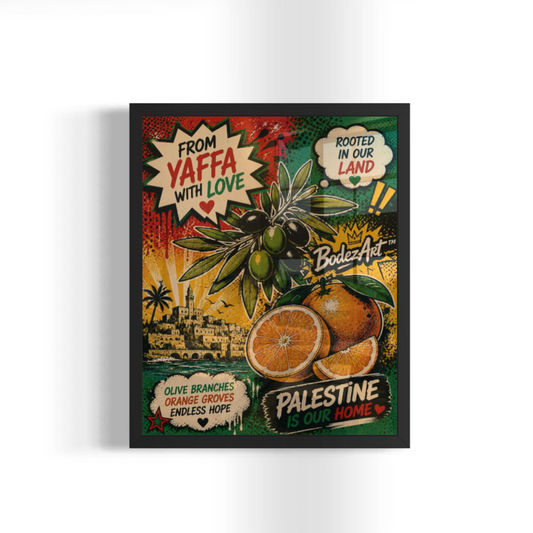 2/3 From Yaffa With Love | 8X10 Framed Pop Art Print