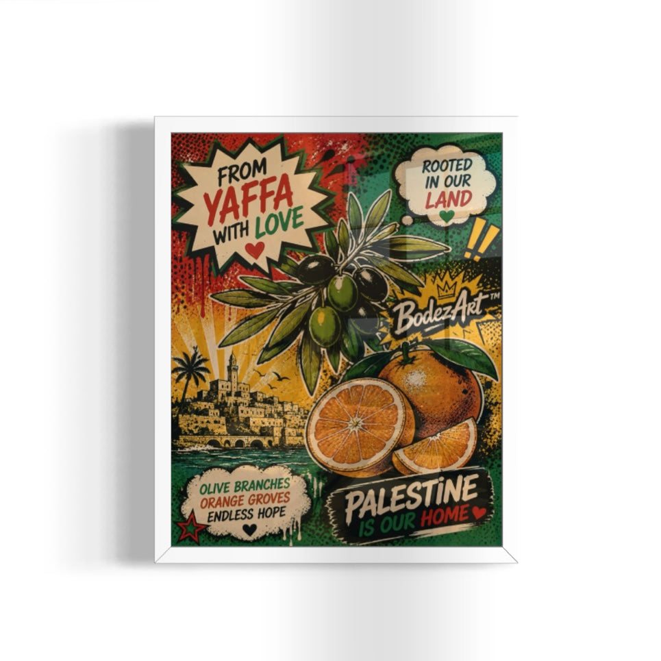 2/3 From Yaffa With Love | 8X10 Framed Pop Art Print