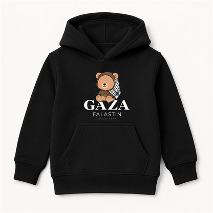 Gaza Bear | Palestine Kids Hoodie