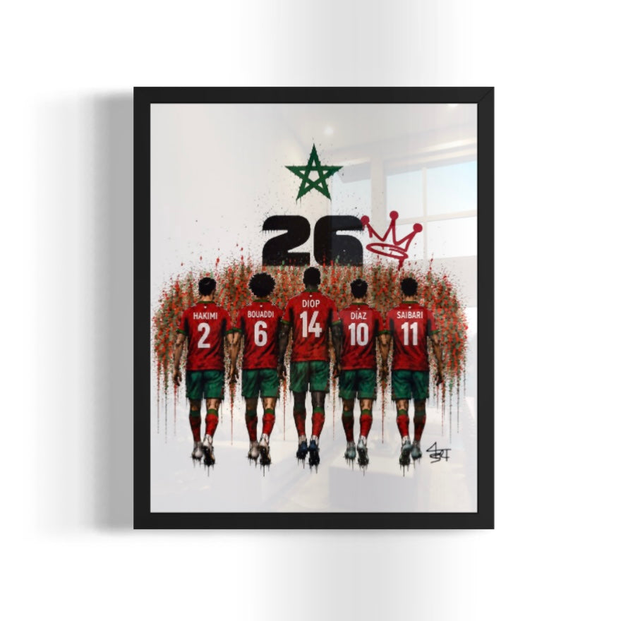 The Atlas Lions | 8X10 Framed Art Print