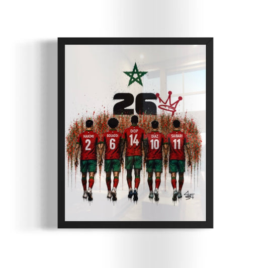 The Atlas Lions | 8X10 Framed Art Print