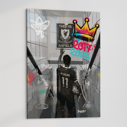 Egyptian King | Glass Wall Art