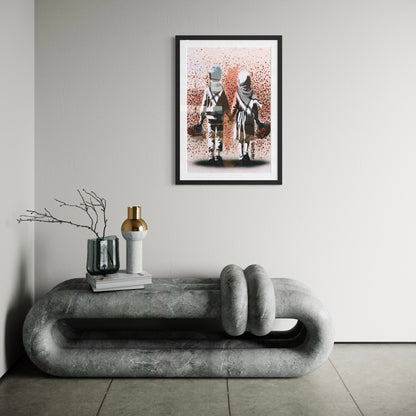 Forever In Our Hearts | Palestine Graffiti Poster Print