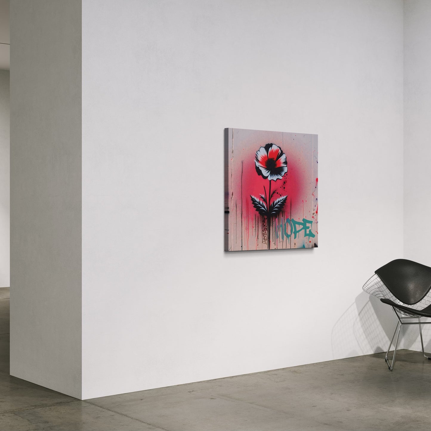 The Pali Poppy - Hope | Graffiti Canvas Art