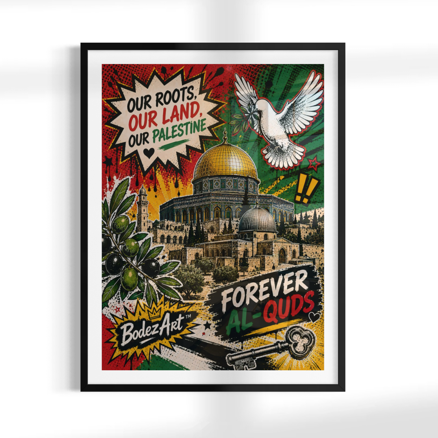 3/3 Forever Al-Quds | Palestine Pop Art Poster Print