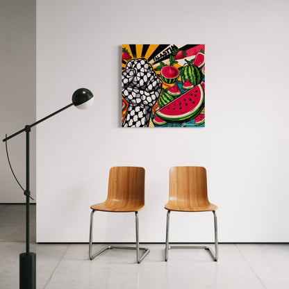 Falastin | Pop Art Canvas Print