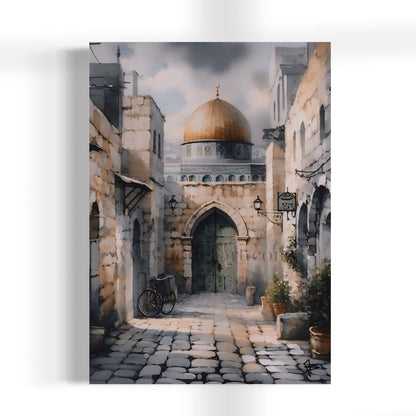 Al Quds | Watercolour - Palestine Wall Art