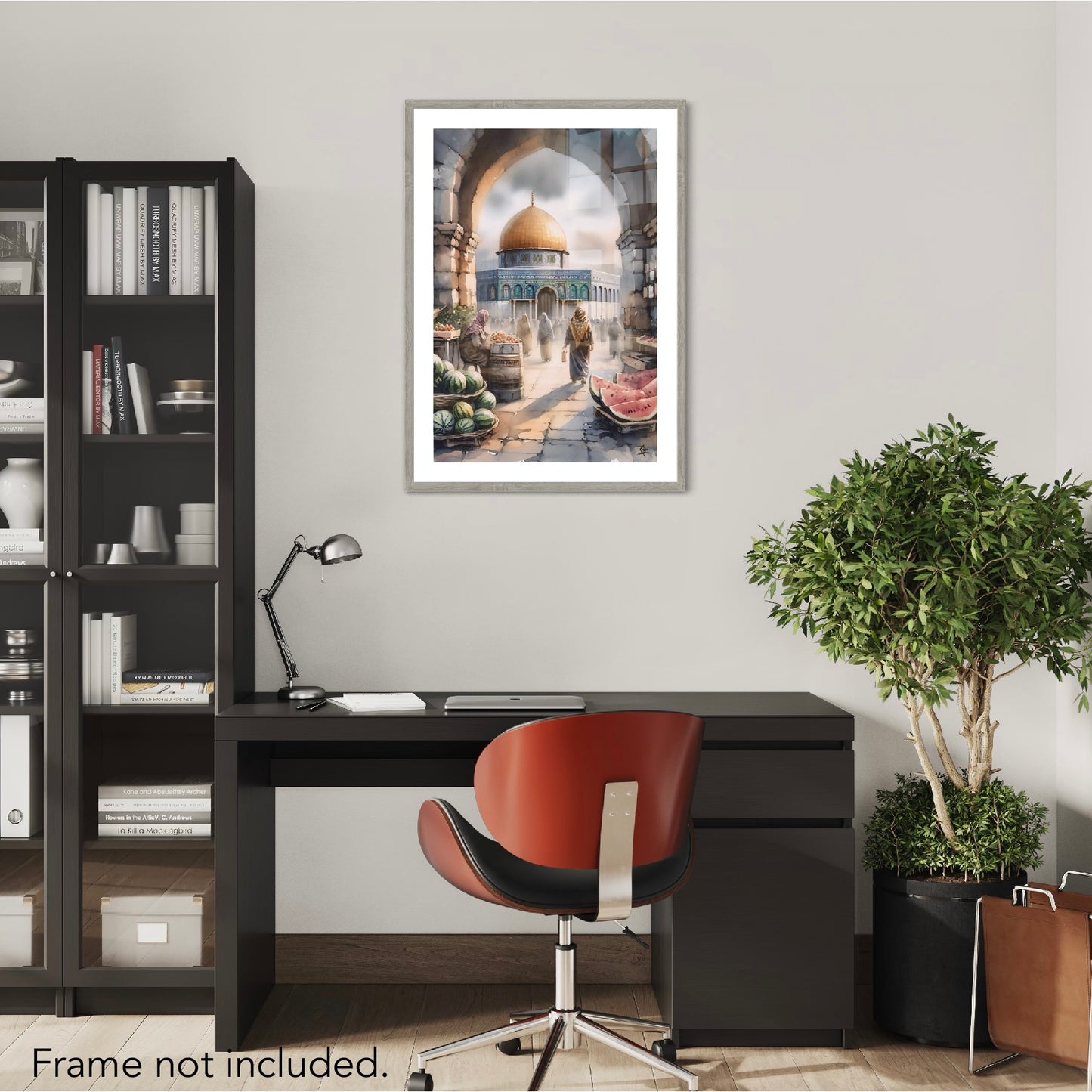 Al Quds Market | Watercolour -  Palestine Poster Print