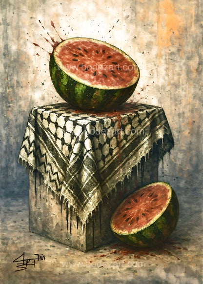Resilience Is Still Life | Palestine Graffiti Poster Print
