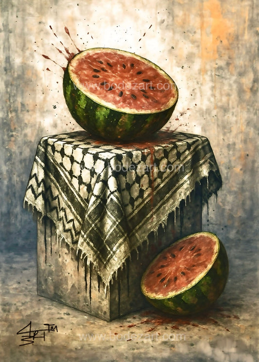 Resilience Is Still Life | Palestine Graffiti Poster Print