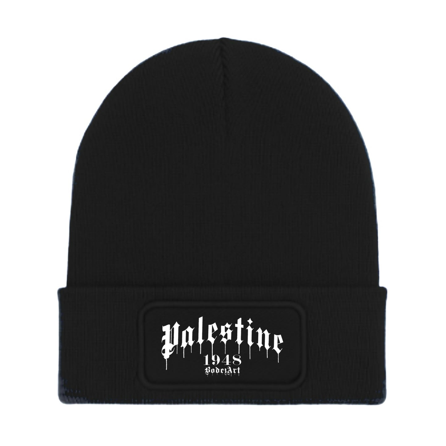 Palestine 1948 Paint Drip Beanie