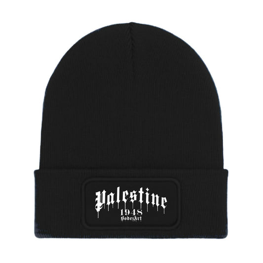 Palestine 1948 Paint Drip Beanie