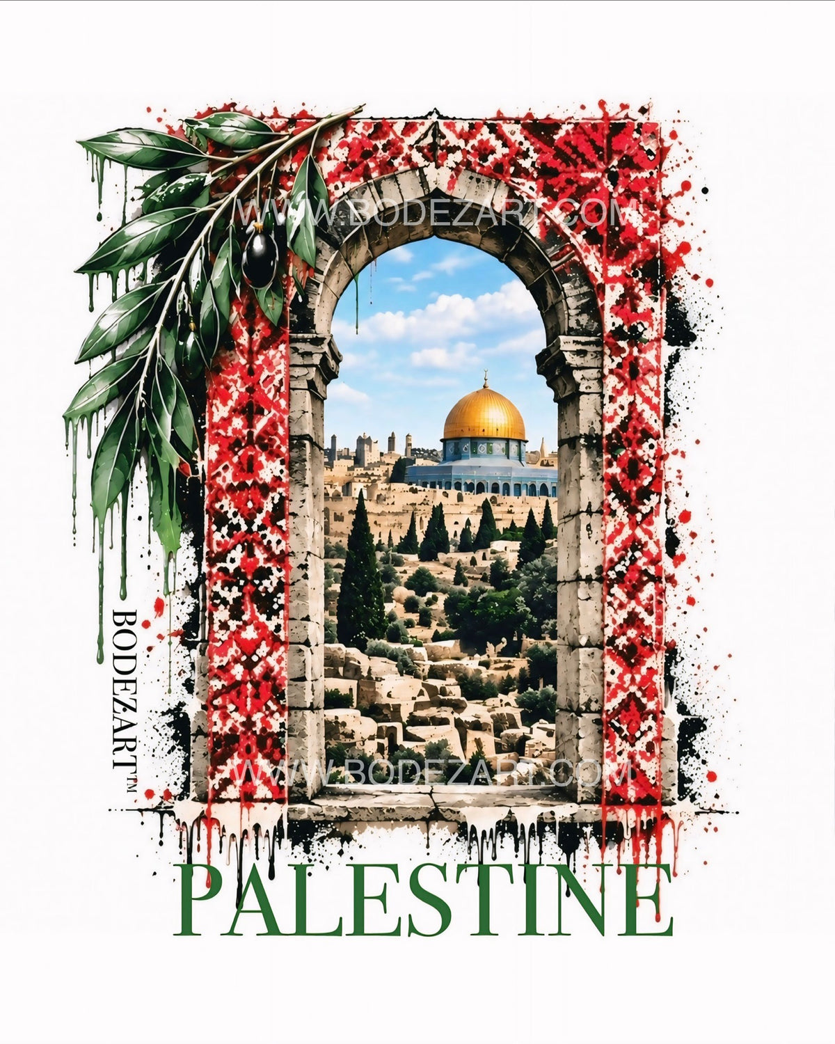 Palestine- Gateway To Heaven | 8x10 Art Print