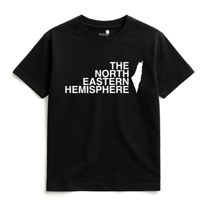 The North Eastern Hemisphere | Large Logo Palestine Kids T.Shirt