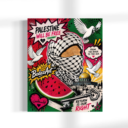 1/3 Right Of Return | Palestine Pop Art Canvas Print